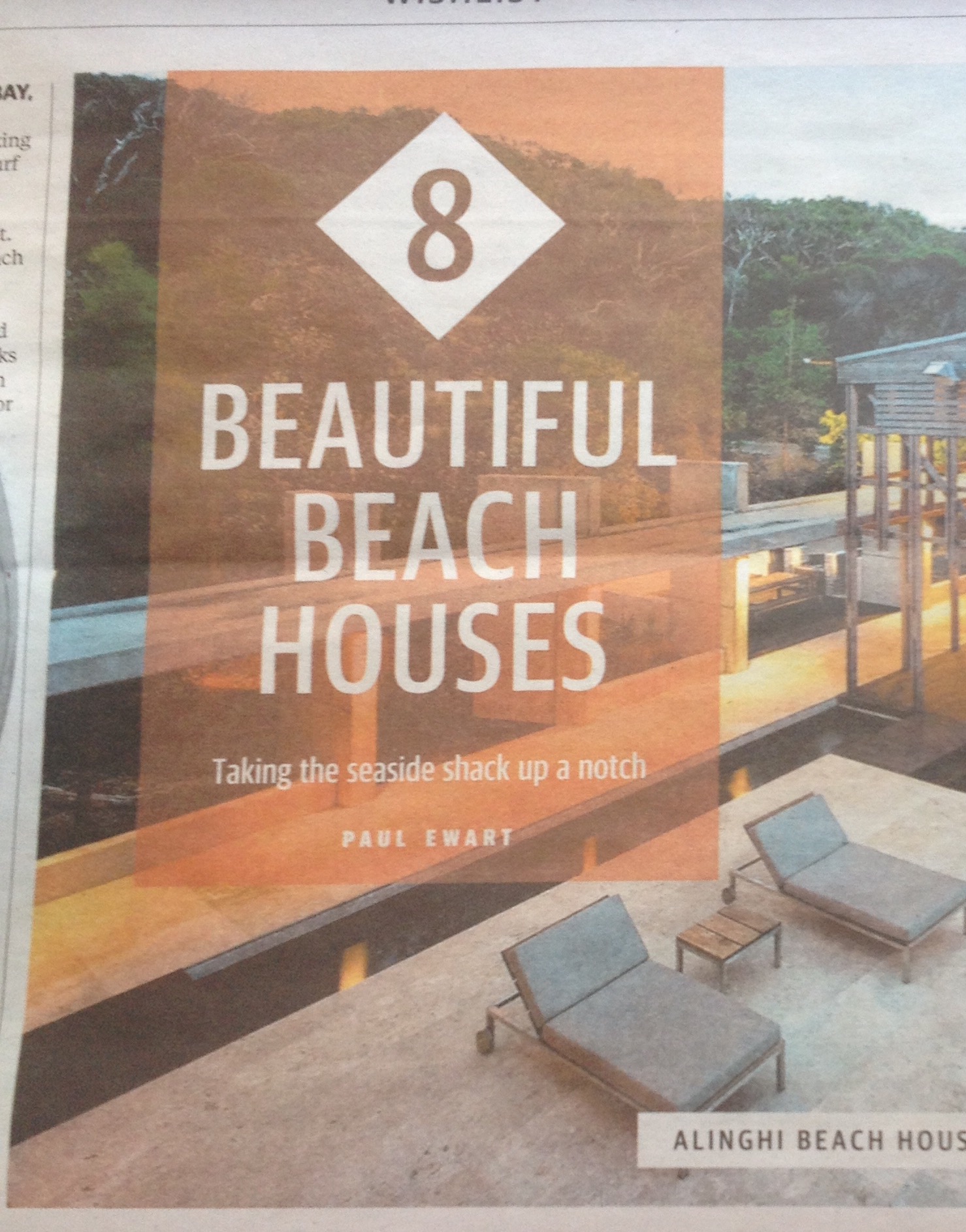The Sunday Times, 8 Beautiful Beach Houses
